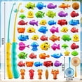 thumbnail image 2 of Magnet Fishing Game for Kids 3-8, Floating Fish Toys with Fishing Pole and Net‘Bathtub Floating Toy Fishing Pole and Rod Net, Bath Pool Outdoor Gifts for Toddlers, 2 of 7