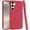 Burgundy, variant on For Samsung Galaxy S25+ /S25 Plus /S24+ Plus Slim Classic Hybrid Around Rubber Gummy Gel Slick Hard PC Silicone TPU Chromed Button Cover, XPM Phone Case [Burgundy]