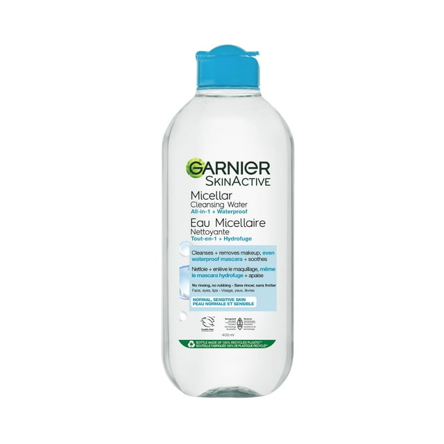 Garnier Micellar Water Makeup Remover For Waterproof Makeup, 400ml