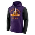 thumbnail image 2 of Men's Fanatics Purple/Black Phoenix Suns Attack Colorblock Pullover Hoodie, 2 of 3