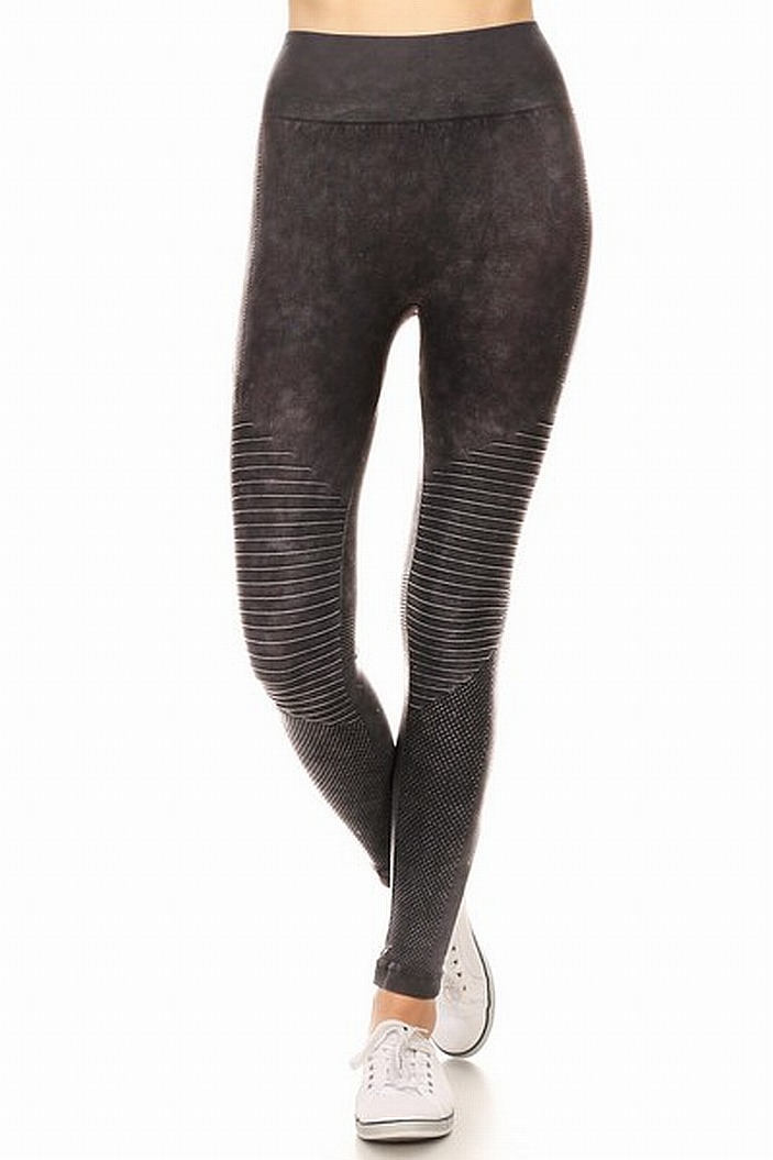 Vintage Solid Moto Leggings $24 L 