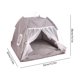 thumbnail image 3 of All-Season Portable Pet Tent House with Cushion, Indoor Outdoor Cat Bed Enclosed Safe Haven, Pop Up Ventilated Travel Carrier for Cats Small Dogs, Cozy Catio for Garden Patio, Durable Pop-Up Pet Bed, 3 of 7