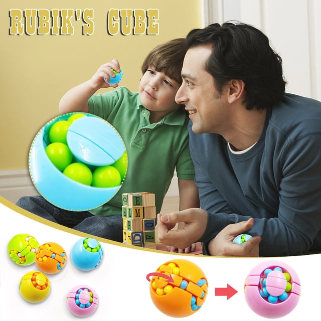 Bola mágica de descompresión Bola mágica inalámbrica Juego de rompecabezas de juguete para niños 5PCS Wmkox8yii shdjk413