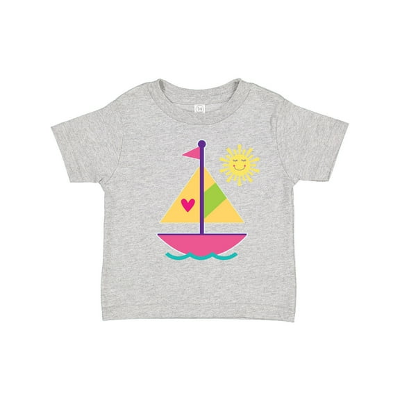 Inktastic Sailboat Girls Sailing Girls Toddler T-Shirt