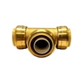 thumbnail image 3 of Libra Supply Lead Free 1/2 inch Push-Fit TEE, Push to Connect, Push x Push x Push(Pack of 6 pcs, Click in for more size options), 1/2'', 1/2-inch Brass Pipe Fitting Plumbing Supply, 3 of 3