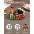 thumbnail image 5 of Wearlizer Natural Stone Bracelet Compatible with Apple Watch Band 41/40/38/42/44/45/46/49mm Women, Handmade Elastic Solo Loop Beaded Western Strap for iWatch Series 10 9 8 7 6 5 4 3 SE/Ultra, 5 of 6