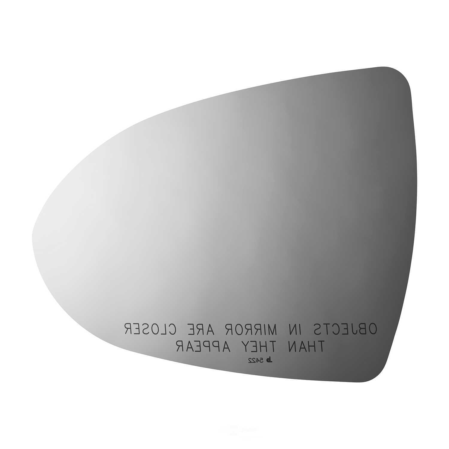 Burco Side View Mirror Replacement Glass - Clear Glass - 5422