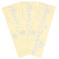 3pcs Christmas Car Window Stickers Reflective Sticker Festive