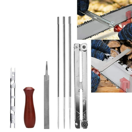 

MIARHB 1 Set Chainsaw Chain Saw Sharpening Kit Chainsaw File Tool Set Guide Bar File