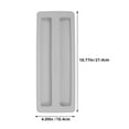 thumbnail image 2 of HEANUJJ 2pcs Toaster Top Lid Grey Silicone Keeps Bread Maker Clean, 2 of 7