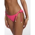 thumbnail image 5 of Hot Girl Summer by Megan Thee Stallion Women's and Women's Plus Bubblegum Hottie Side Tie Shell Bikini Bottoms, Sizes XS-3X, 5 of 6