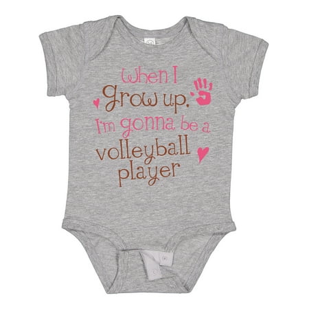 

Inktastic Kids Volleyball Player Gift Baby Girl Bodysuit