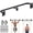 A: 32" x 1.3" Dia Grip, variant on Heavy Duty Wall Mount Pull Up Bar  Joist Chin For Doorway Sturdy Steel Construction W/resistance Band Hooks Fits 32"/36" Studs Home Gym Strength