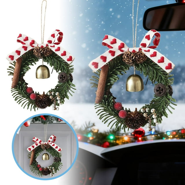 Festive Seasonal Wreath for Front Door Celebration Greenery Arrangement for Home