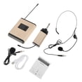 thumbnail image 2 of Micrófono Inalámbrico Portátil Sunnimix UHF Con Receptor De Bolsillo Dorado, 2 of 8