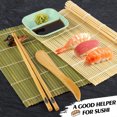 thumbnail image 4 of Kit Para Hacer Sushi, 28 Uds., Bamb煤 Natural, Bricolaje, Algas Marinas, Bolas De Arroz, Herramientas Para Hacer Sushi, Amantes, Principiantes, Restaurante Casero, Cocinero, 4 of 6