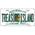 thumbnail image 1 of Treasure Island Florida State Vanity License Plate, 1 of 3