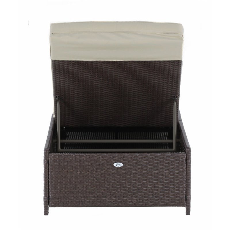 outdoor storage chaise