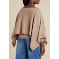 thumbnail image 2 of ELOQUII Women's Plus Size Layered Cape Sweater, 2 of 3