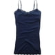 thumbnail image 1 of Aeropostale Solid Classic Lace Cami Tank Top para mujer, azul, XS, 1 of 1