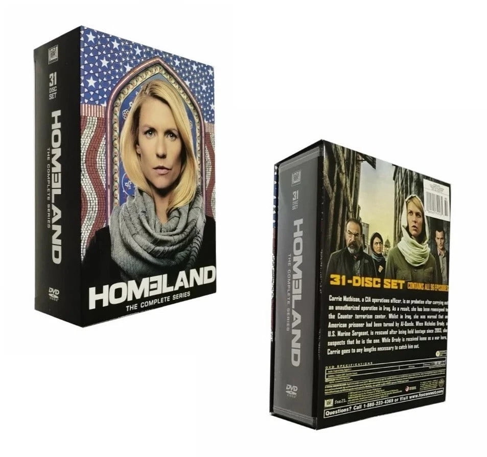 Homeland: The Complete Series Seasons 1-8 (DVD),Drama - Walmart.com