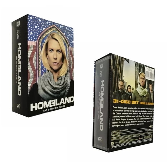 Homeland: The Complete Series Seasons 1-8 ( DVD Set ) Brand New & Sealed