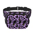 thumbnail image 1 of Balery Cartoon Black Cats Mochila Cinturón para Mujeres y Hombres, Bolsa de Cintura Impermeable de Doble Capa con Correa, 1 of 9