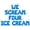 Blue, variant on Letter Balloons - WE SCREAM FOUR ICE CREAM 16" Inch Alphabet Letters Foil Mylar Balloon 4th Birthday Party Banner (Gold)