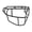 Black, variant on F7X-EGOP FACEMASK Carbon Steel / Cardinal