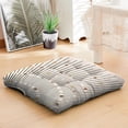 thumbnail image 6 of Dutch Velvet Floor Cushion, Boho Meditation Pillow, Cushion for Sitting Comfort, Meditation Pillow for Yoga and Home, 22'' x 22'', 6 of 7