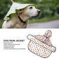 thumbnail image 3 of Veste de Pluie pour Animaux, Imperméable à Capuche pour Chien Mode Réutilisable Respirant Confortable Réfléchissant pour Jour de Pluie Champignon L, 3 of 7