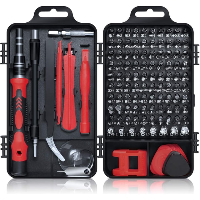 Screwdriver set precision mechanics, 120-piece screwdriver set Precision screwdriver set for electronics technicians, watchmakers