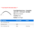 thumbnail image 2 of Front Right Brake Hose - Compatible with 1973 - 1979 Ford F-100 RWD 1974 1975 1976 1977 1978, 2 of 2