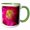 Green/White, variant on 3drose, Waves Near Makaha Beach, Oahu, Hawaii, 11oz Two-tone Red Mug