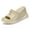 Beige, variant on Men's Open Toe Slide Sandals Lightweight Cushioned Platform Slides, Non-Slip Breathable Slippers for Casual Beach Shower Daily Wear