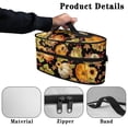 thumbnail image 5 of HELLHERO Pumpkin Pattern Garment Steamer Case 11.8x6.69x5.5 Inches Universal for Most Irons and Hair Styling Tool(Bag Only), 5 of 6