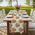 thumbnail image 4 of Watermelon 120 Inch Table Runner, Summer Lemon Tea Retro Tropical Palm Leaves Farmhouse Dresser Scarf Cotton & Linen Tablerunner for Dining/Kitchen Island/Holiday Party Décor 13" x 120", 4 of 9