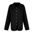 thumbnail image 5 of Shirts for Women Dressy Casual Women's T Shirt Tee Prints Womens Long Sleeve Button Shirt Blouse Casual Tops, 5 of 5