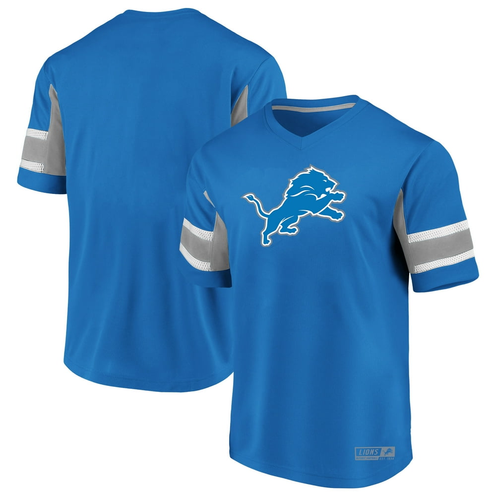 Detroit Lions NFL Pro Line by Fanatics Branded Iconic Hashmark VNeck T