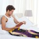 thumbnail image 5 of Balery Astronaut Floating purple Space Pantalones de pijama para hombre, pijama ultraligero, pantalón de descanso-X-Large, 5 of 6