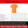 thumbnail image 2 of Gildan Dryblend T-Shirt, Men's Short Sleeve Crewneck Blank Tee for Arts and Crafts, Tennessee Orange, 3XL, 2 of 5