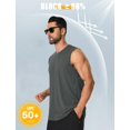 thumbnail image 2 of Camiseta sin mangas Cotrasen para hombre, entrenamiento, color gris oscuro, talla 2XL, 2 of 6
