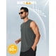 thumbnail image 2 of Camiseta sin mangas Cotrasen para hombre, entrenamiento, color gris oscuro, talla 2XL, 2 of 6