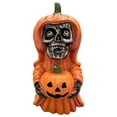 thumbnail image 1 of Halloween Pumpkin Skeleton Decor Halloween Indoor Decorations For Tabletop Desk Home Halloween Decoration Fun, 1 of 9