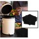 thumbnail image 2 of 6pcs Household Trash Can Charcoal Filter Pads Deodorizer Smell Odor Eliminators (Black), 2 of 4