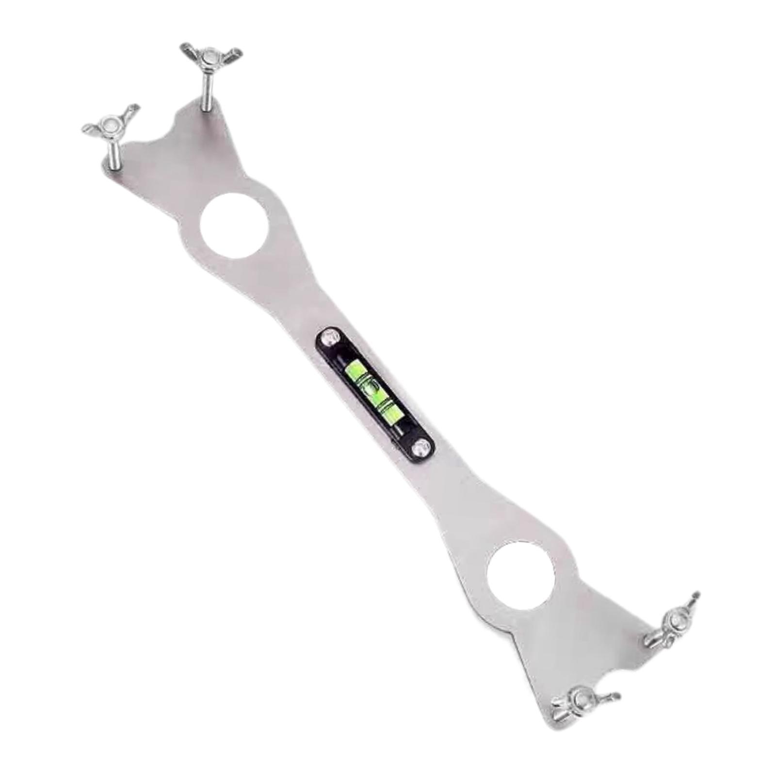 Support De Pommeau De Douche Réglable Avec Niveau Intégré – Fixation Murale Facile