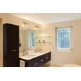 thumbnail image 2 of Z-Lite Joliet 2 Light Clear Glass Steel Vanity Light in Brushed Nickel, 2 of 3