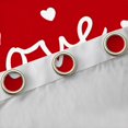 thumbnail image 4 of Homewish Red Love Heart Black Out Curtains for Teens, Romantic Valentines Day Curtains Pack of 2 (42x63 Each), Kawaii Cartoon Bedroom Curtains, Window Curtains Decor, 4 of 6