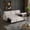 Beige, variant on BSHTI L-Shaped Pull Out Sleeper Sofa Bed with Storage Chaise – 3-Seater Convertible Corduroy Sectional Couch for Small Living Room, Apartment, or Office, Dark Gray
