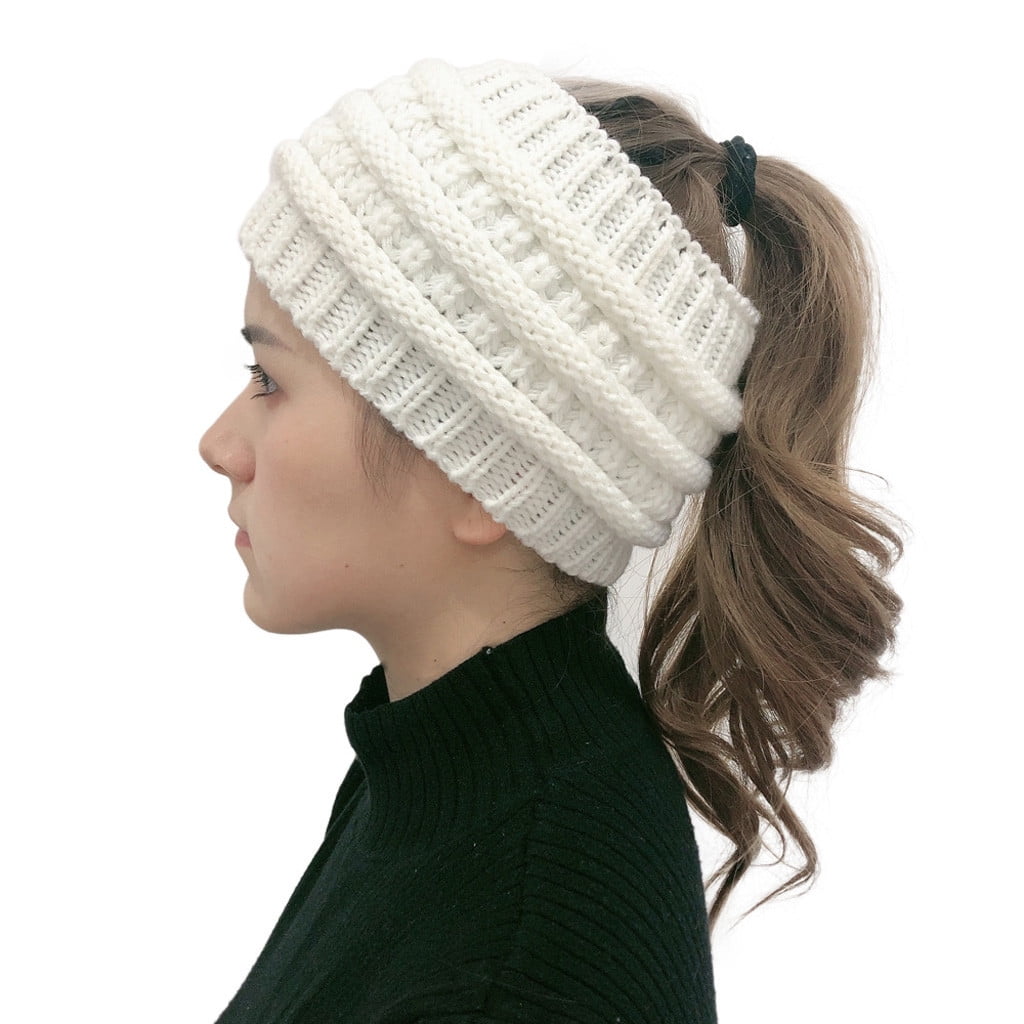 Black Girls Knit Beanie Hats Caps Accessories Headbands Cheap 